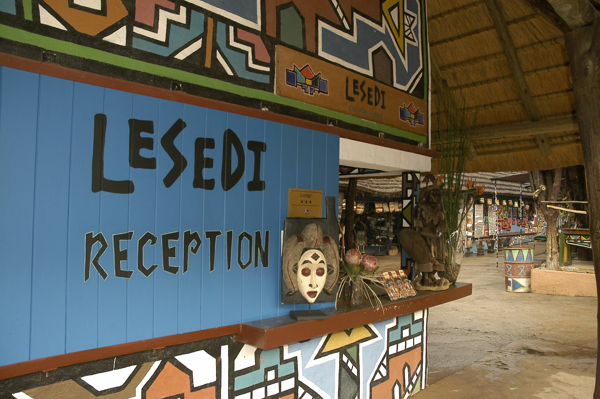 Aha Lesedi African Lodge & Cultural Village Broederstroom Eksteriør billede