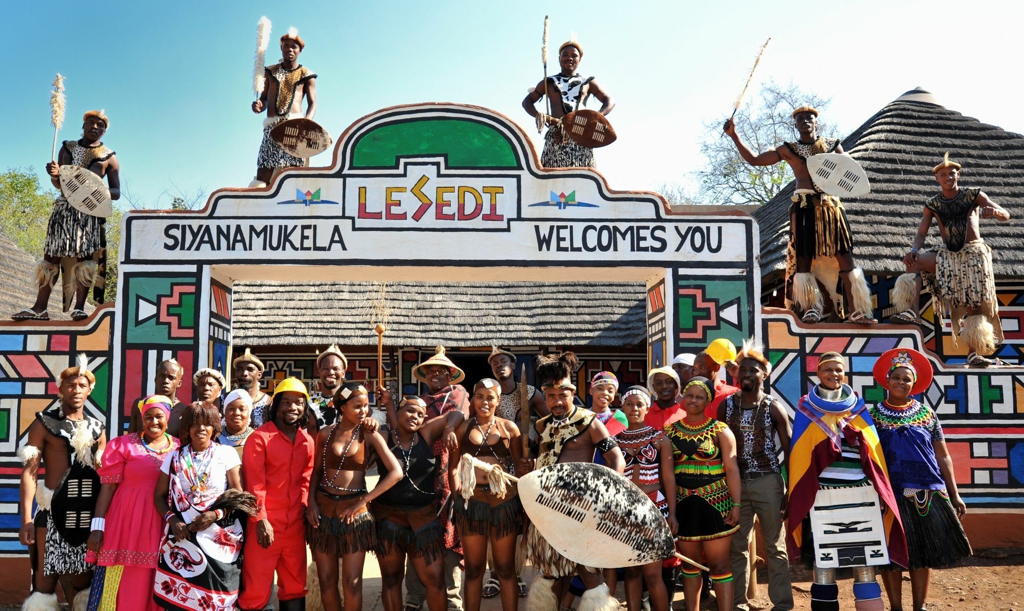 Aha Lesedi African Lodge & Cultural Village Broederstroom Eksteriør billede